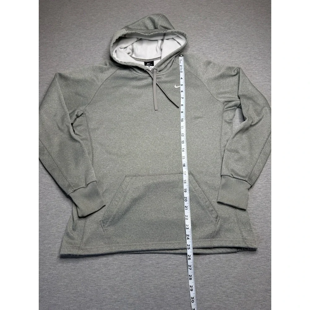 Nike Therma-FIT Hoodie Mens Medium Gray Pullover Fleece Sweatshirt 518115-063